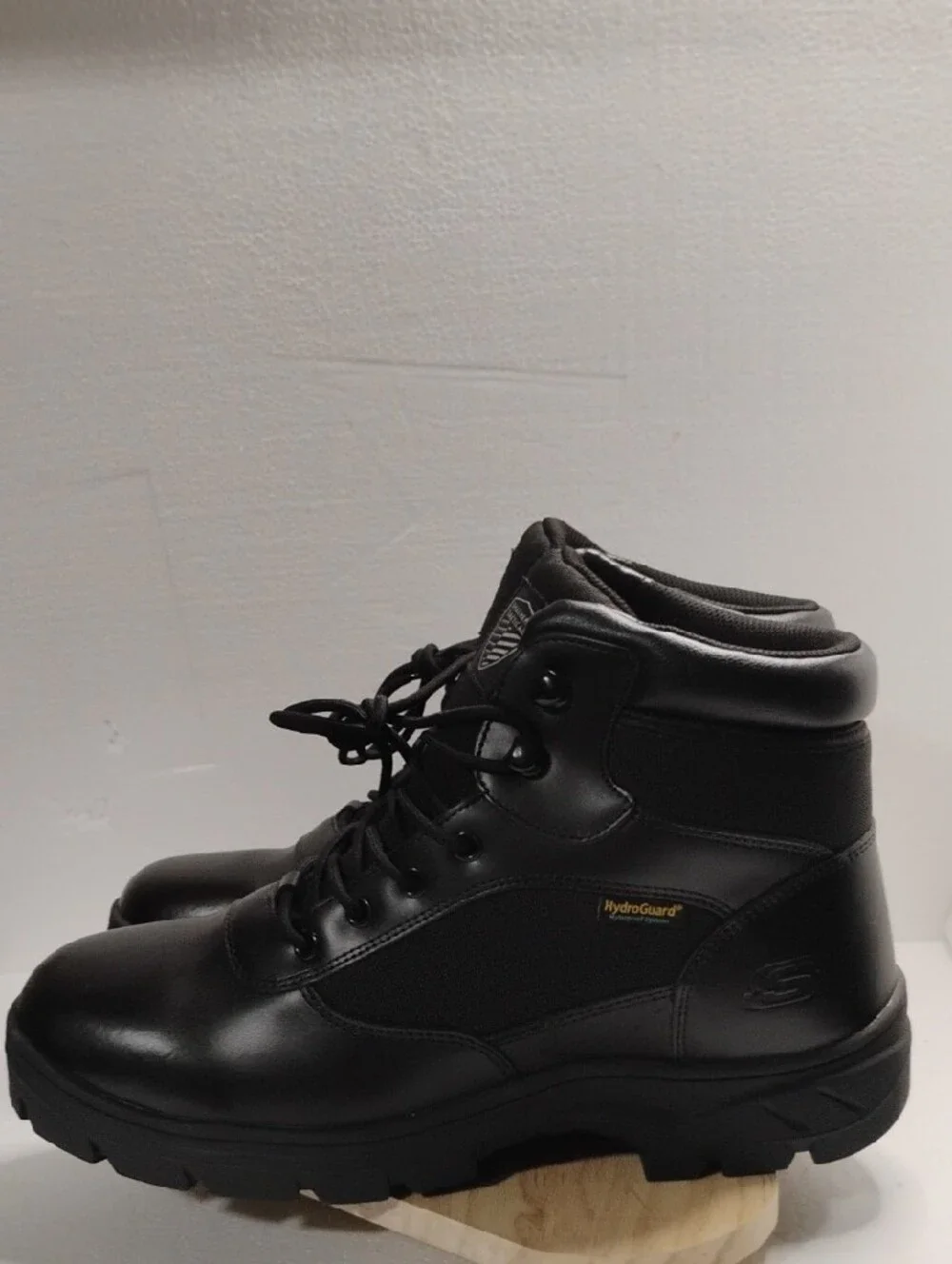Skechers Black Men's Tactical Lace-Up Boots